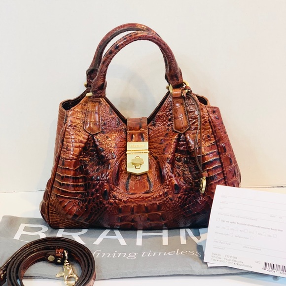 Brahmin Handbags - Brahmin Mini Elisa Pecan NWOT